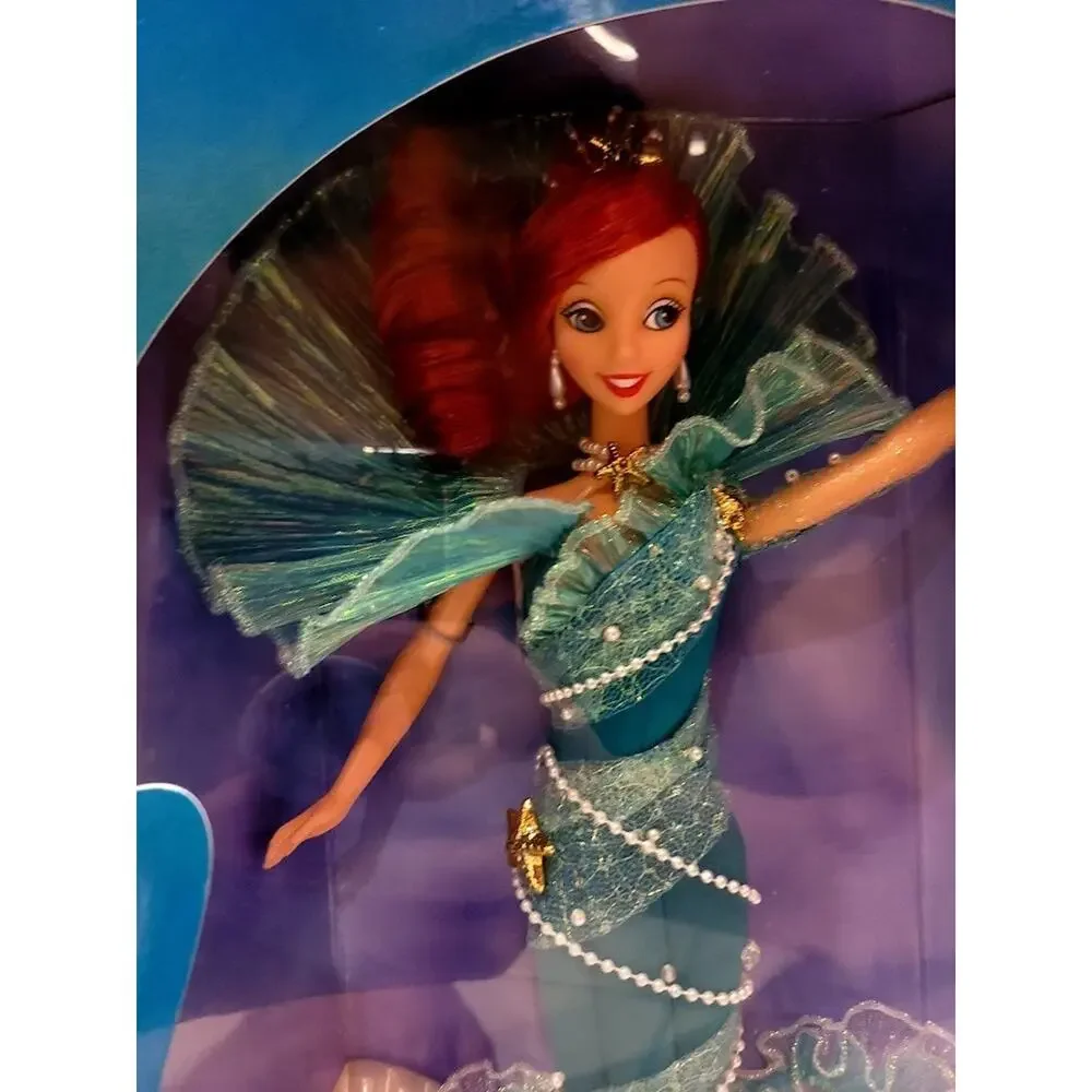 1997 Mattel Disney Little Mermaid Aqua Fantasy Ariel Collector Doll 17827